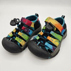 Keen Newport H2 Sandals Rainbow Tie Dye Water Shoe Toddler Size 8